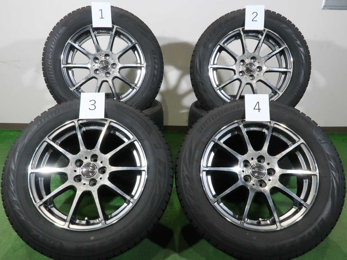 4本 SCHNEIDER 16インチ 6.5J +48 5H PCD100 スタッドレス