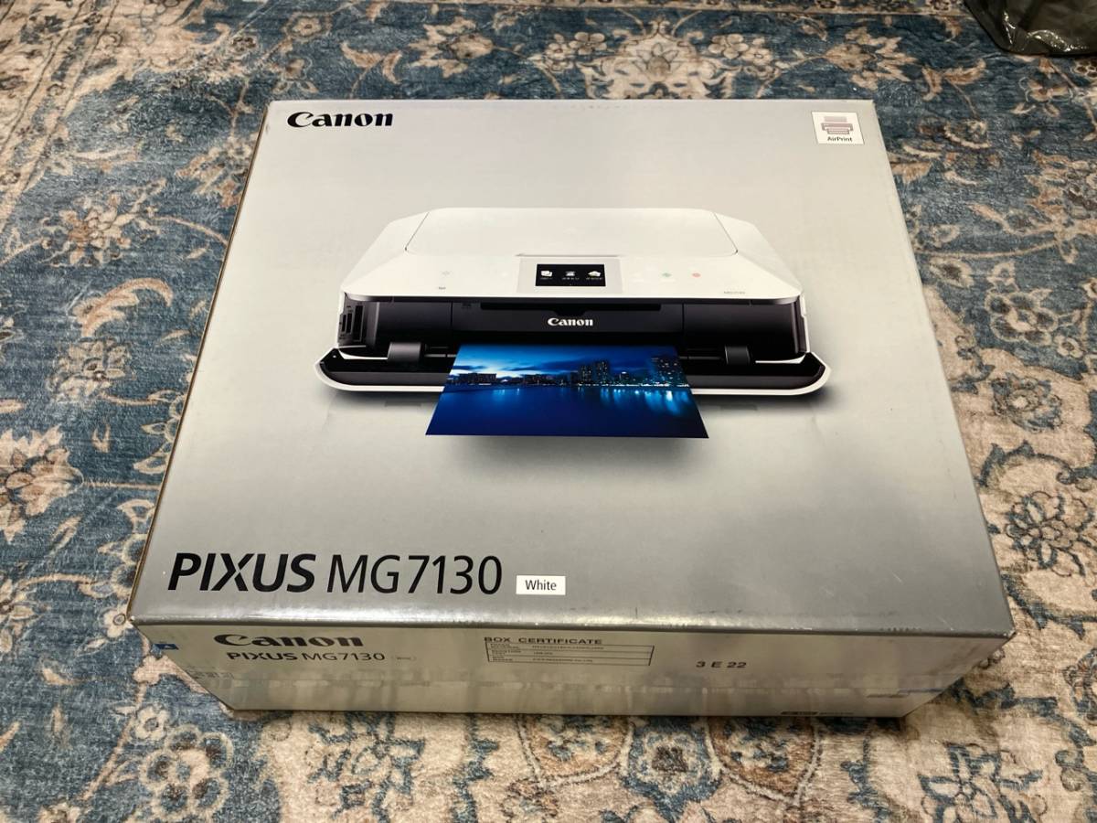 印刷枚数極少Canon PIXUS MG7130 インクジェットプリンター複合機 商品