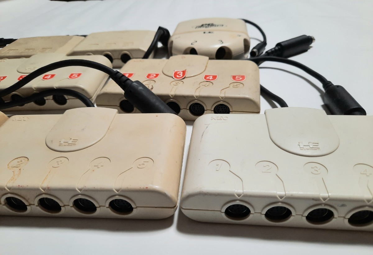 PCエンジン マルチタップ PI-PD003 ×５ / ジョイタップ３ HC63-8 ×２ / バトルタップ BT-BG2 ×１ 動作未確認・現状渡し レア 希少品