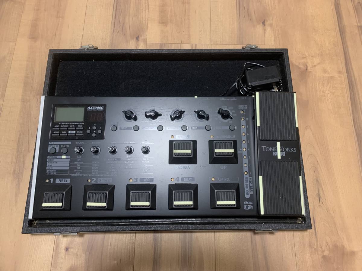 KORG AX3000G マルチエフェクター【中古】【ハードケース/おまけ付き