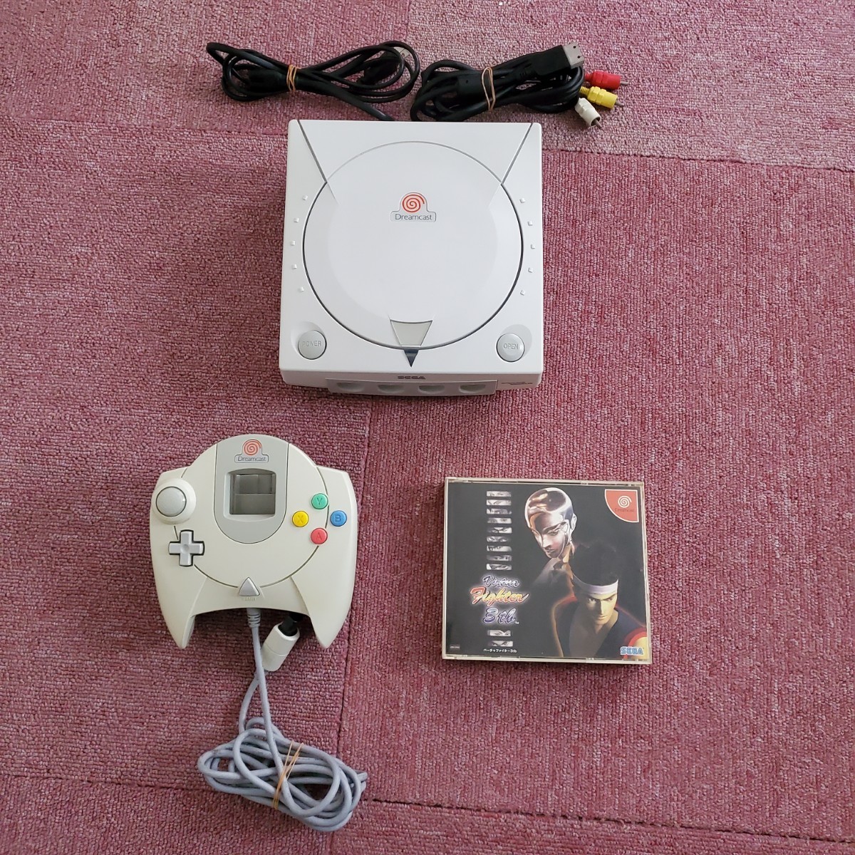 1円スタート DC ドリームキャスト 本体 セット バーチャファイター3 