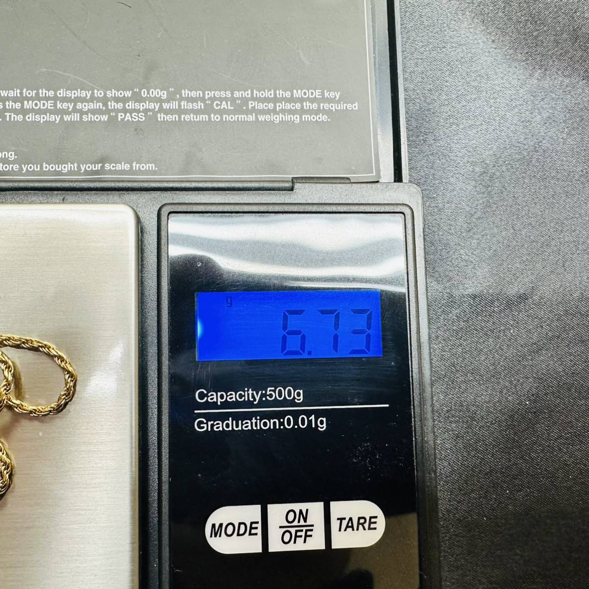 BALESTRA ネックレス　金　刻印あり　K18 750 総重量6.73g 