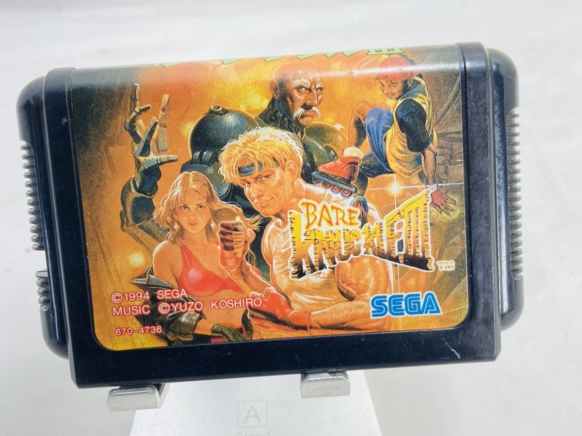 MD メガドライブ ソフト BARE KNUCKLE III ベアナックル3 SEGA セガ