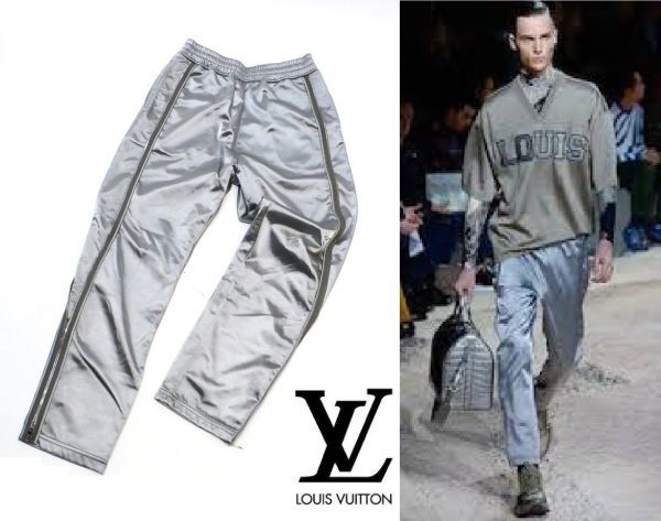 国内正規 Louis Vuitton 18AW ランウェイ着 サイドジップ サテン 