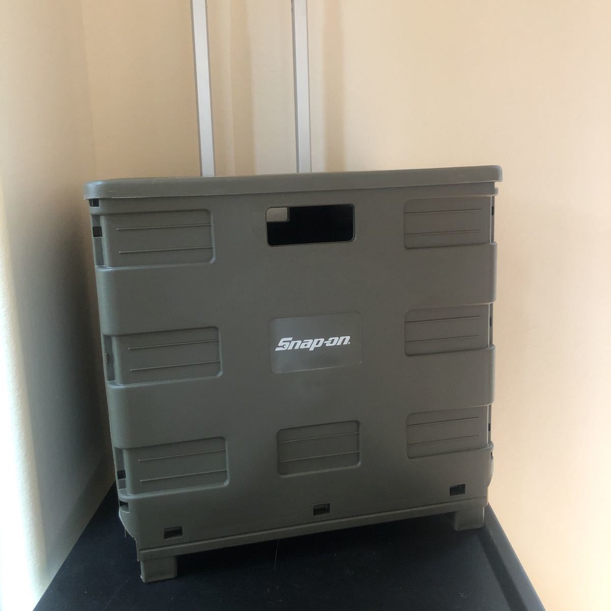 新品 限定 スナップオン プラスチック 折りたたみ キャリーカート 蓋