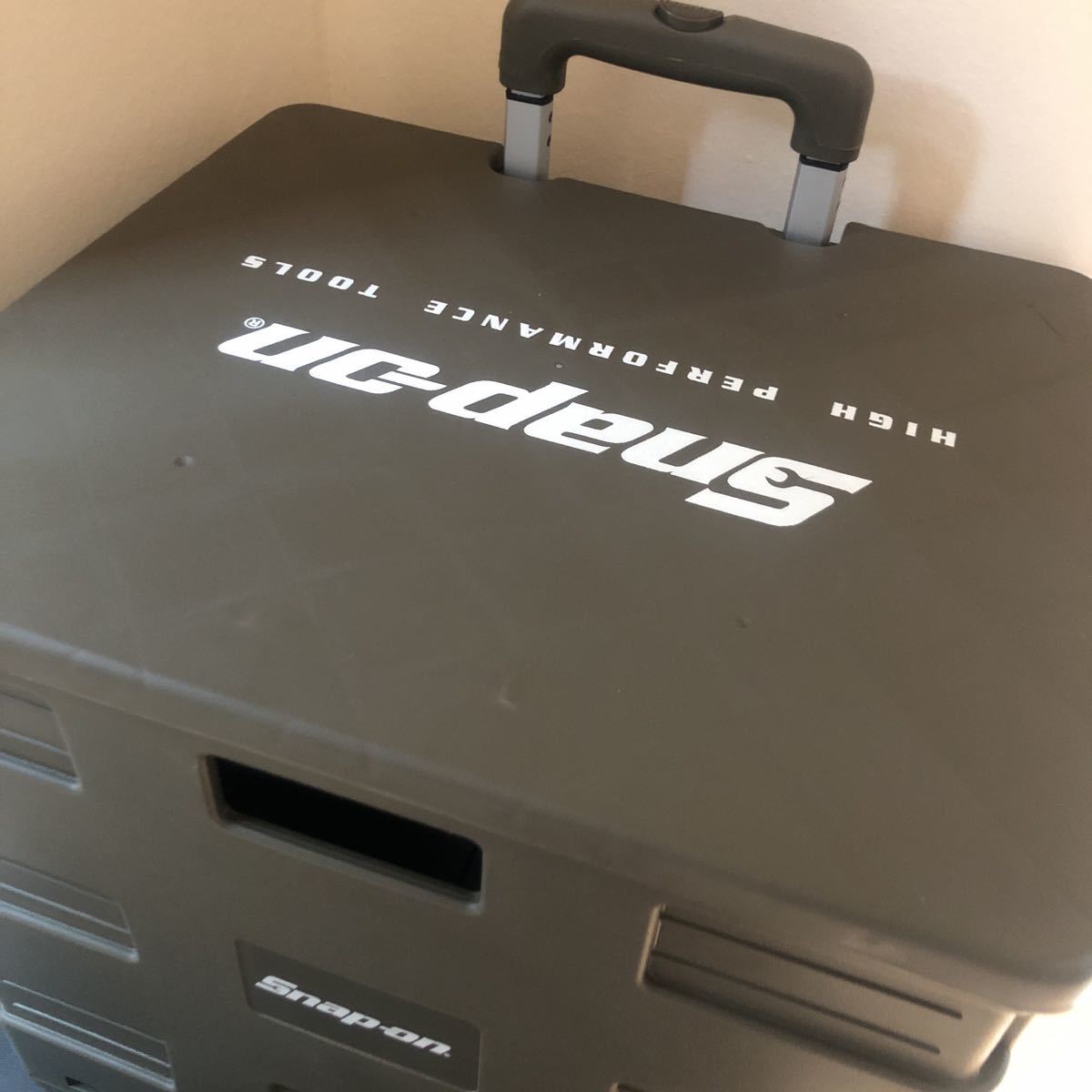 新品 限定 スナップオン プラスチック 折りたたみ キャリーカート 蓋