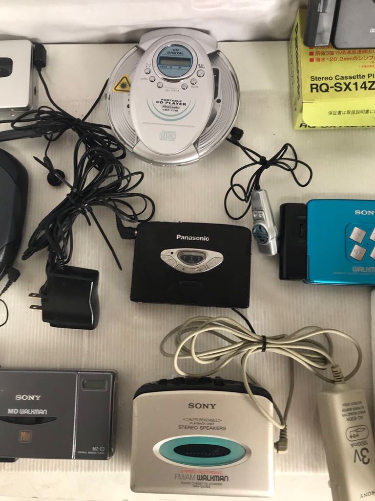 SONY ソニー Panasonic TOSHIBA WALKY MINIDISC 【G0814】ウォークマン