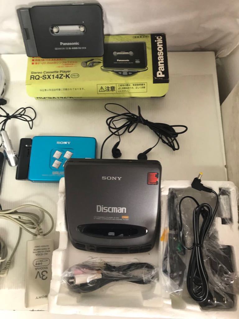 SONY ソニー Panasonic TOSHIBA WALKY MINIDISC 【G0814】ウォークマン
