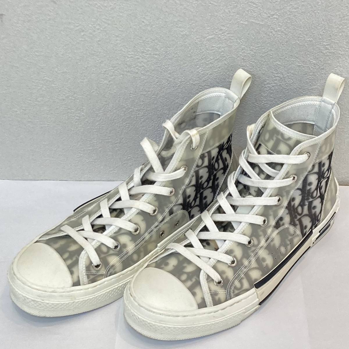 新品，品質保証 Dior ディオール 19AW B23 High Top Sneakers