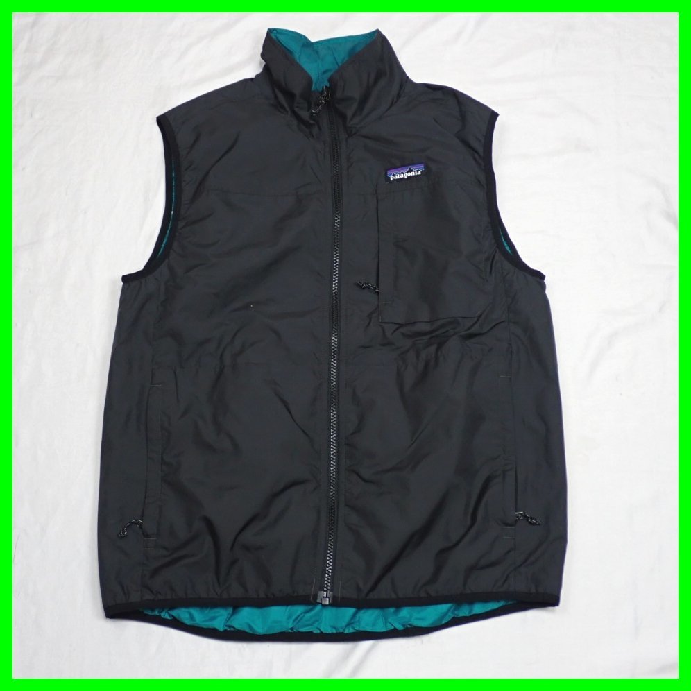 パタゴニア リバーシブル patagonia ブラック ナイロンジャケット L