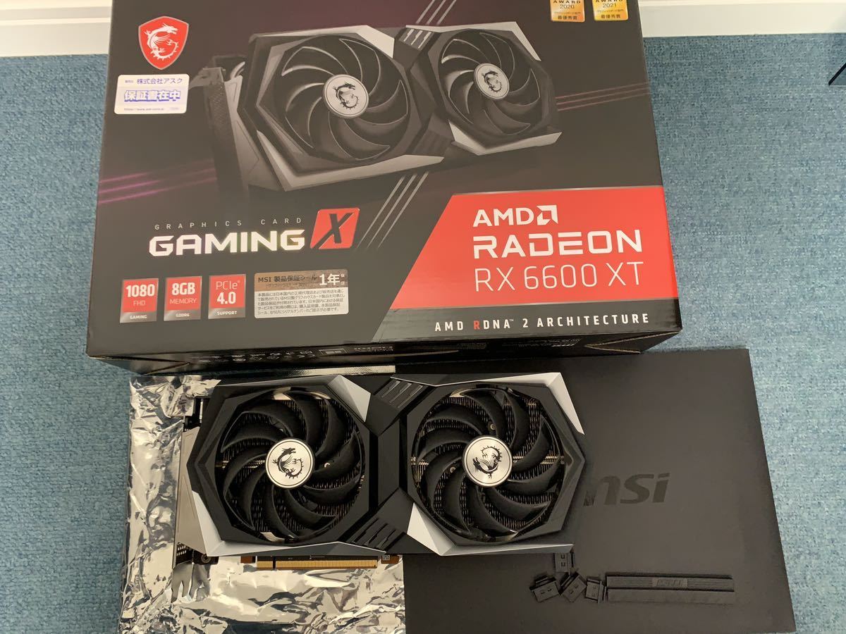 動作確認済】RADEON RX 6600 XT GAMING X 8G MSI AMD 【公式通販】