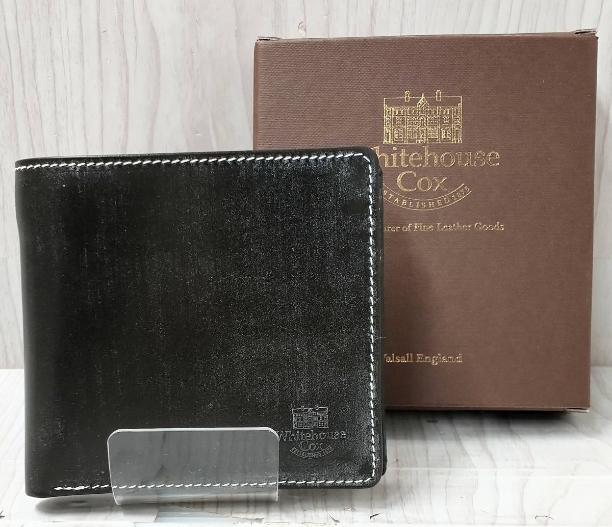 ホワイトハウスコックス Whitehouse Cox ブライドルレザー 名刺入れ