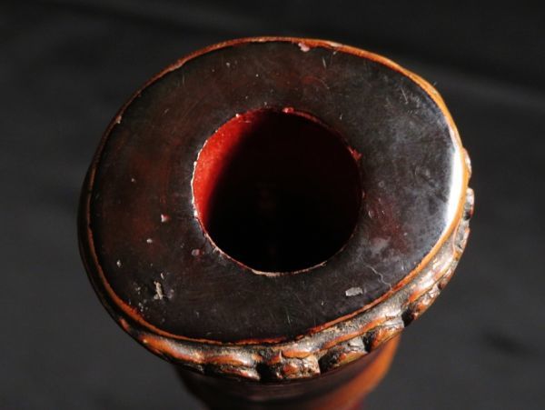 1】希少 時代和楽器 黒沢琴古 琴古流 尺八 銘 琴古流家元 元名跡 貴重