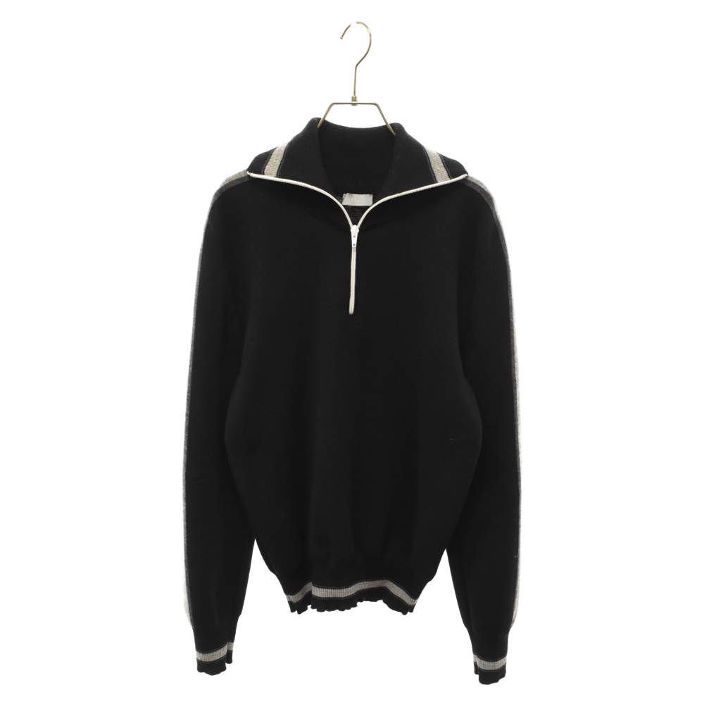 Dior HOMME ディオールオム 05AW HALF ZIP WOOL KNIT 5HH4053487ハーフ