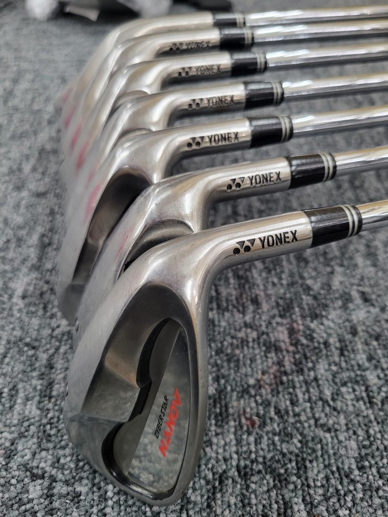 102075 YONEX ヨネックス NANOV アイアン 5-9.A.P.S 8本セット N.S.PRO フレックスR(ヨネックス)｜売買さ ...