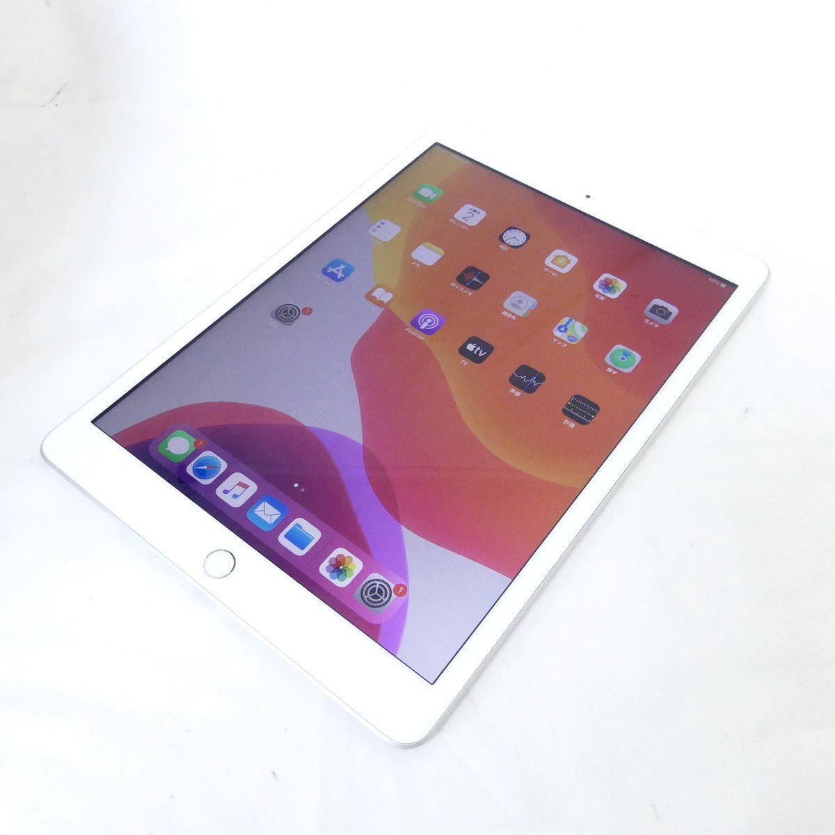 Apple iPad 第7世代 32GB Wi-Fi+Cellular A2198 シルバー 動作品