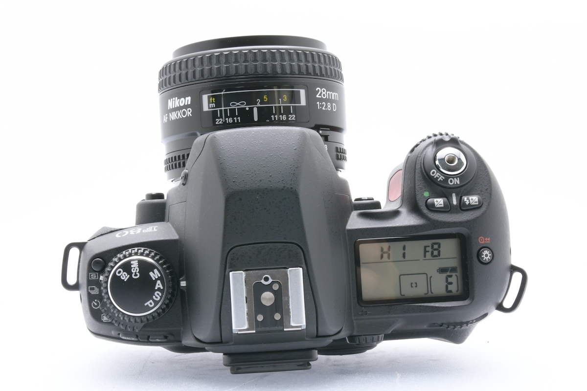 Nikon F80 + AF NIKKOR 28mm F2.8D ニコン AF一眼レフ フィルムカメラ
