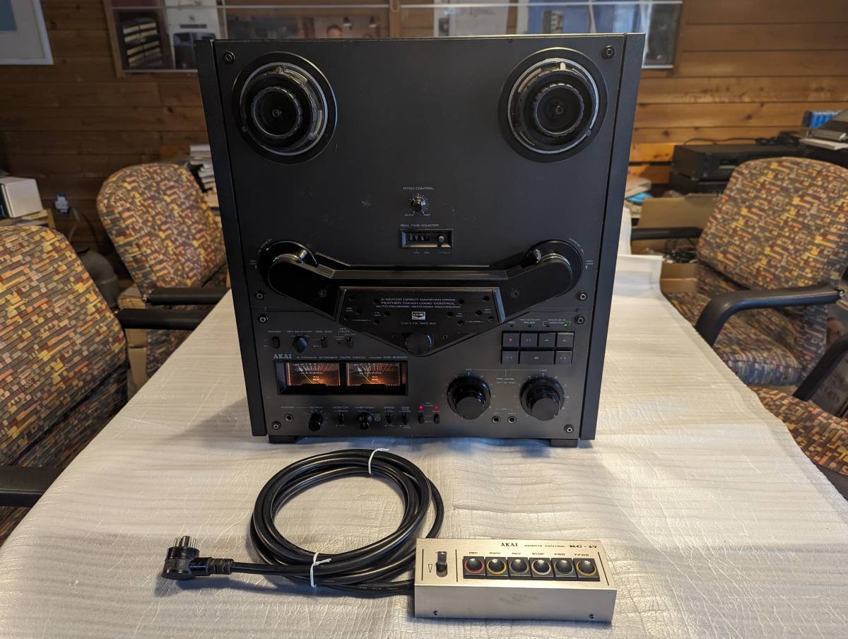 AKAI アカイ GX-635D/RC-17 オープンリールデッキ/コントローラー