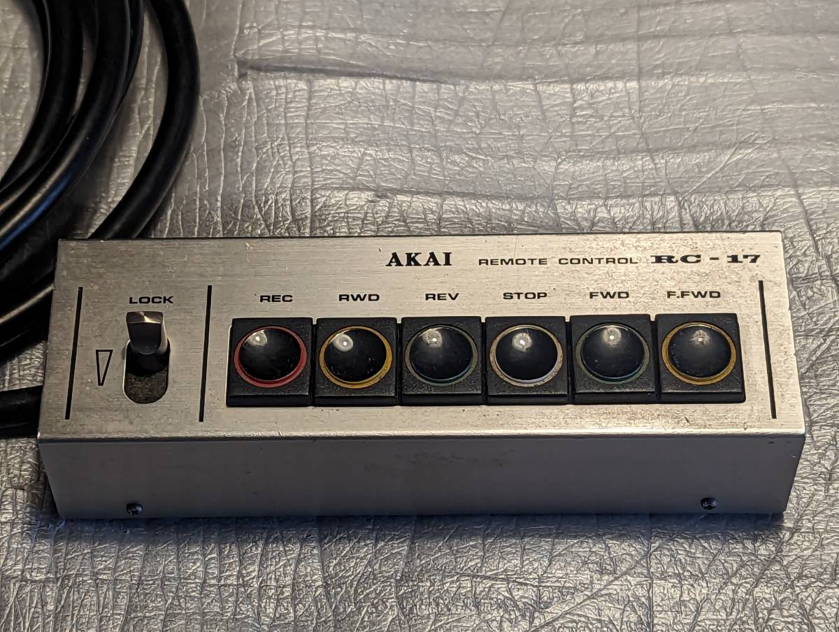 AKAI アカイ GX-635D/RC-17 オープンリールデッキ/コントローラー
