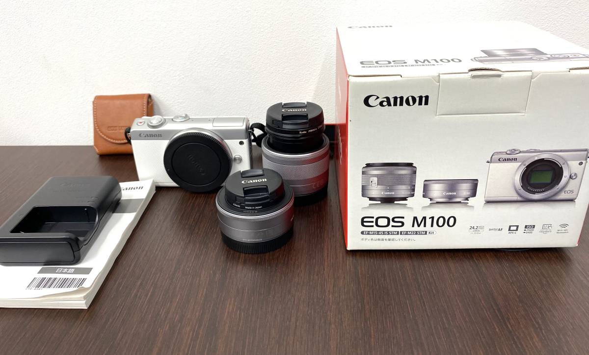 Canon ミラーレス一眼カメラ EOS M100 EF-M15-45 IS STM レンズキット 