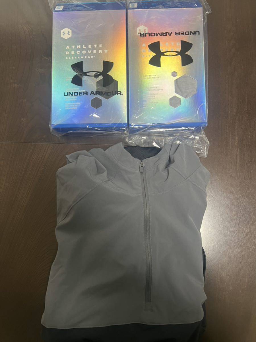 アンダーアーマー リカバー パンツ２本 ウーブン パーカー 3XL US XXL 新品と美中古