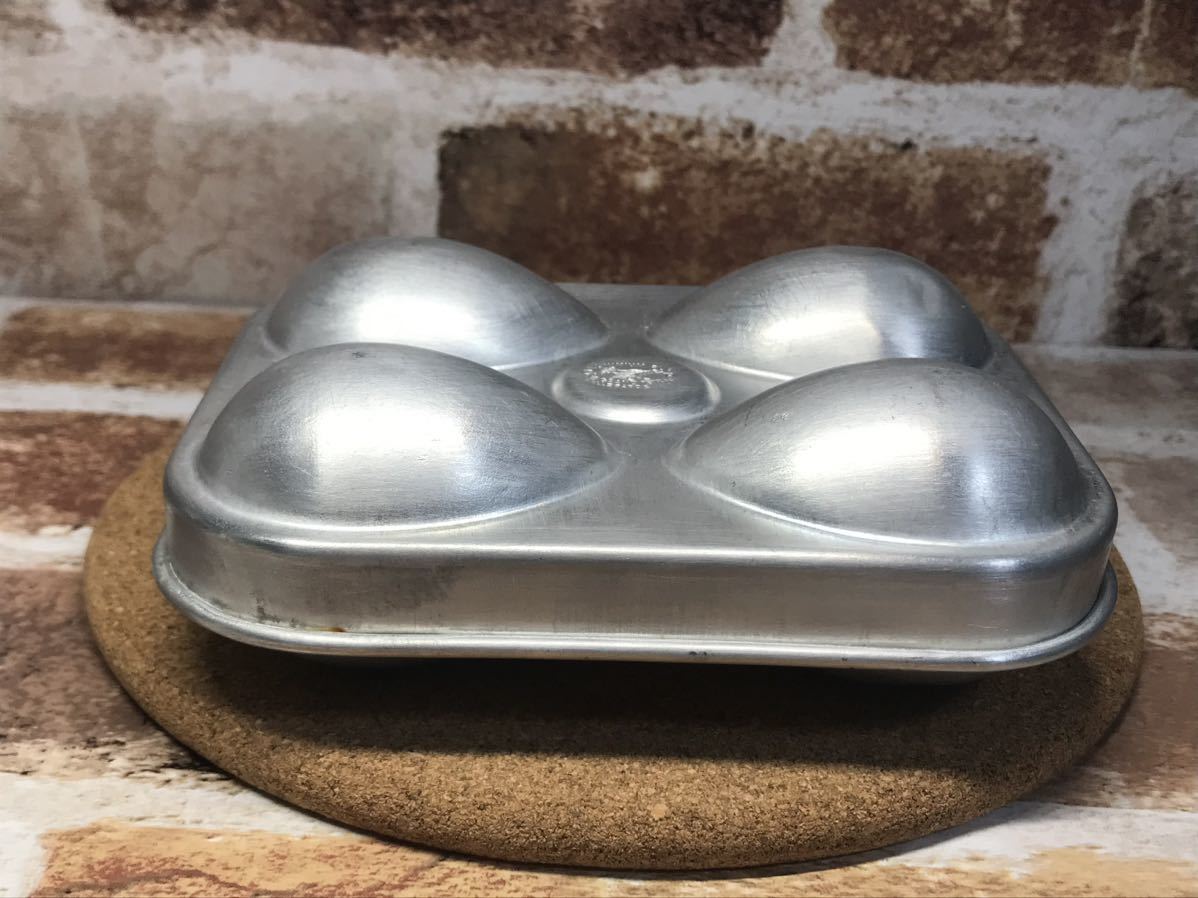 ★奇跡の未使用美品★ Le Grand Tetras アルミエッグホルダー ４個入り フランス製 1950年代 グランテトラ キャンプ ソロ 調理