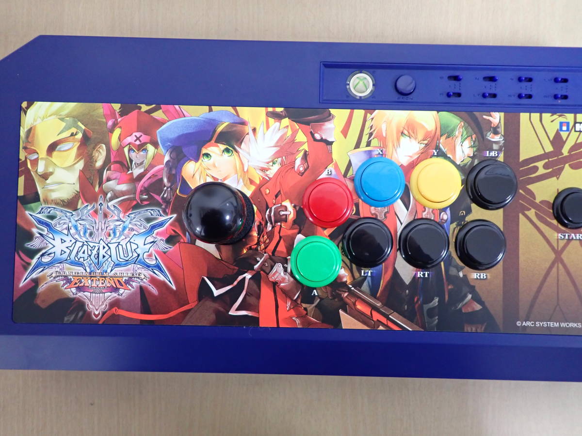 5122/S4D」HORI ホリ XBOX360専用 BLAZBLUE CONTINUUM SHIFT EXTEND 