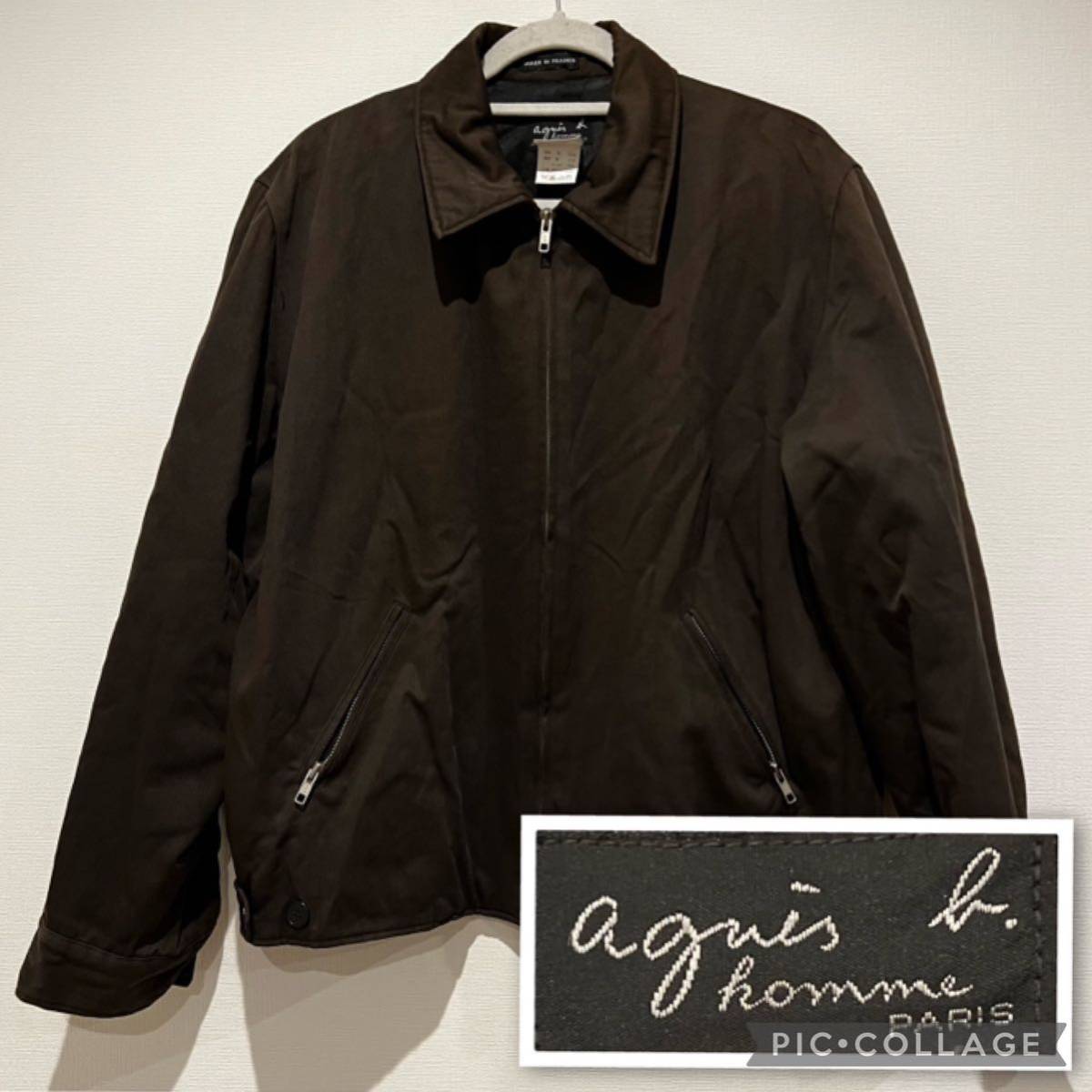 U□agnes.b アニエスベー メンズ ブルゾン ジャケット アウター 茶色 