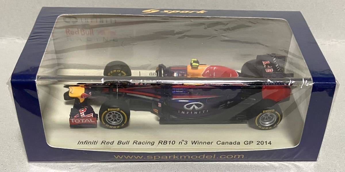 スパーク 1/43 インフィニティ レッドブル RB10 ルノー No.3 D 