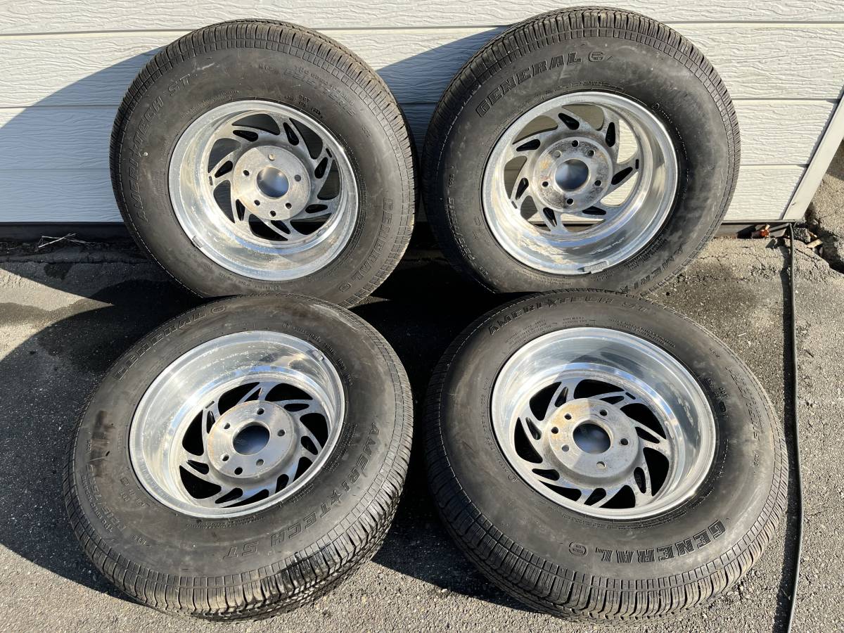 ARE アメリカンレーシング 7j 15インチ 215/75r15 4本セット P.C.D127 