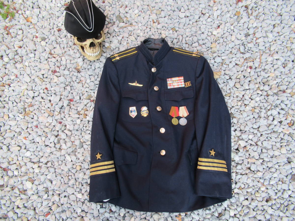 【広吉堂】軍隊 軍服 ソ連 ソ連軍 海軍 帽子付 複製品