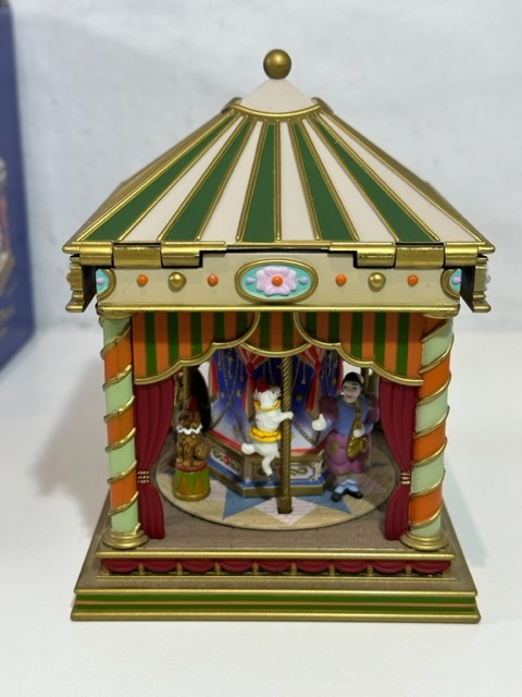 稼働品◆むらいこうじ　回転木馬　カルーセル　オルゴール オルゴール セット CARROUSEL Pierrot de Pierre CIRCUS カルーセル