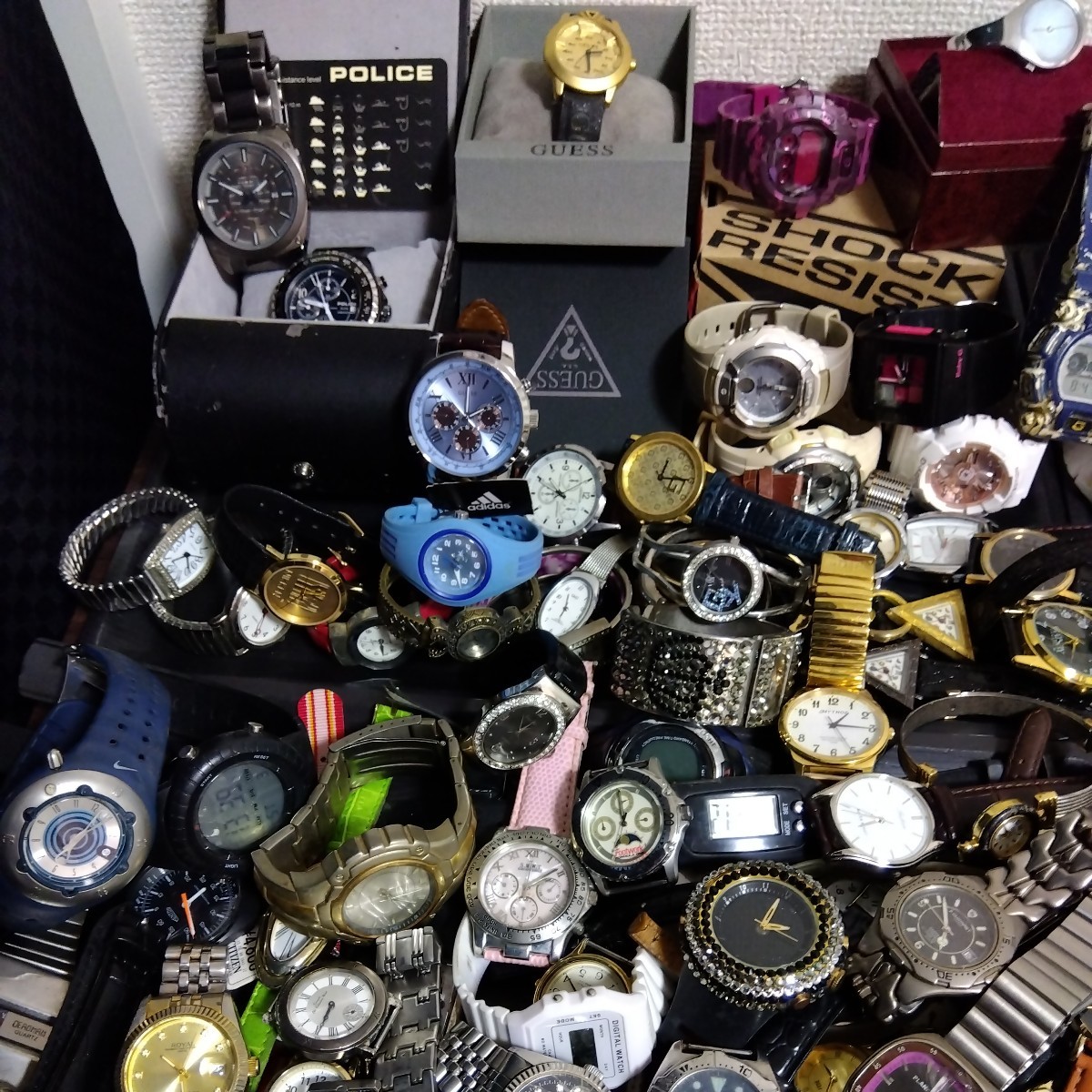 腕時計まとめて SEIKO CITIZEN CASIO G-SHOCK GUCCI dunhill GIVENCHY