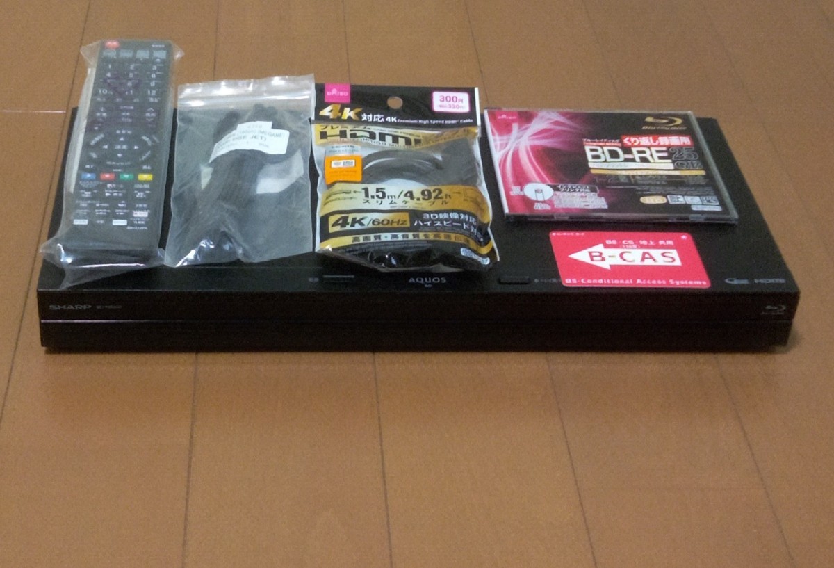 ⑦ SHARP ブルーレイレコーダー 2B-C05BW1 2019年製 シャープAQUOSブルーレイレコーダー 2B-C05BW1 2019年製 動作良好品