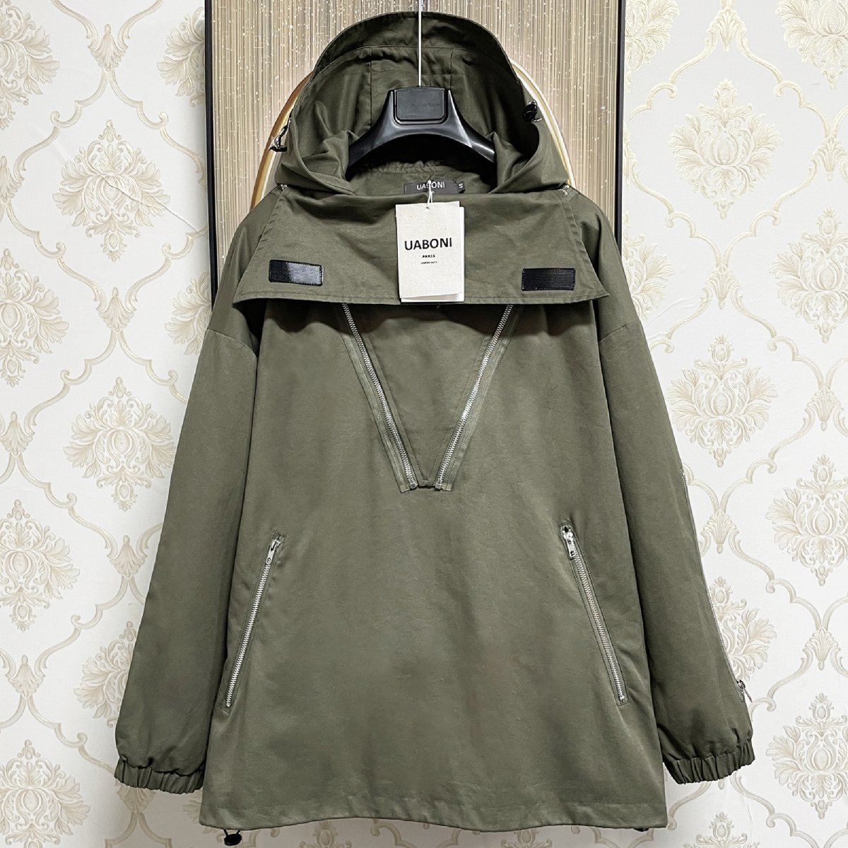 上級EU製＆定価6万◇UABONI*Paris*パーカー*ユアボニ*パリ発◇高級 