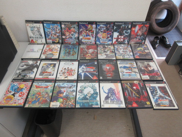 e024☆PS2 ソフト 55本 まとめて 中古品 PS2 ソフト 中古現状品