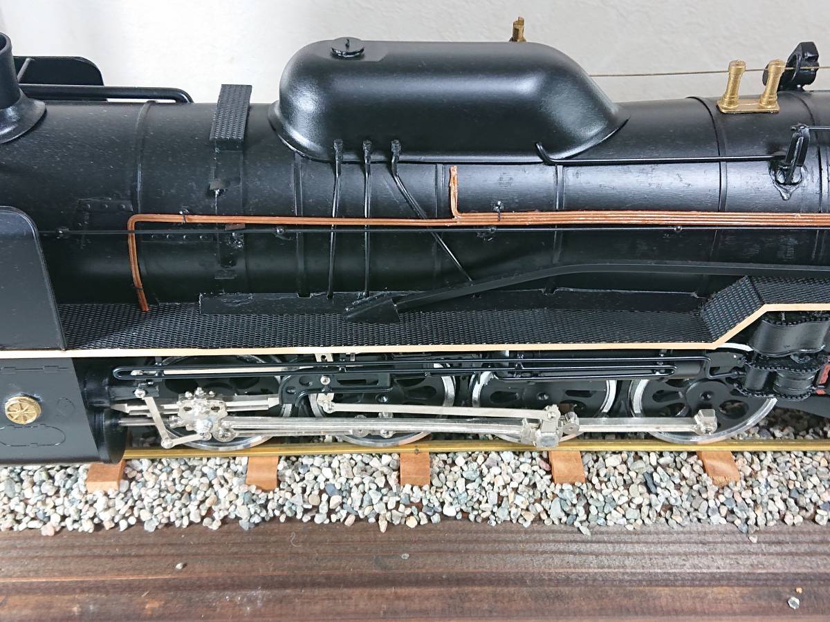 管SA07198】5000円～ 貴重 D51型 加熱テンダー機関車 模型 Gゲージ D51 