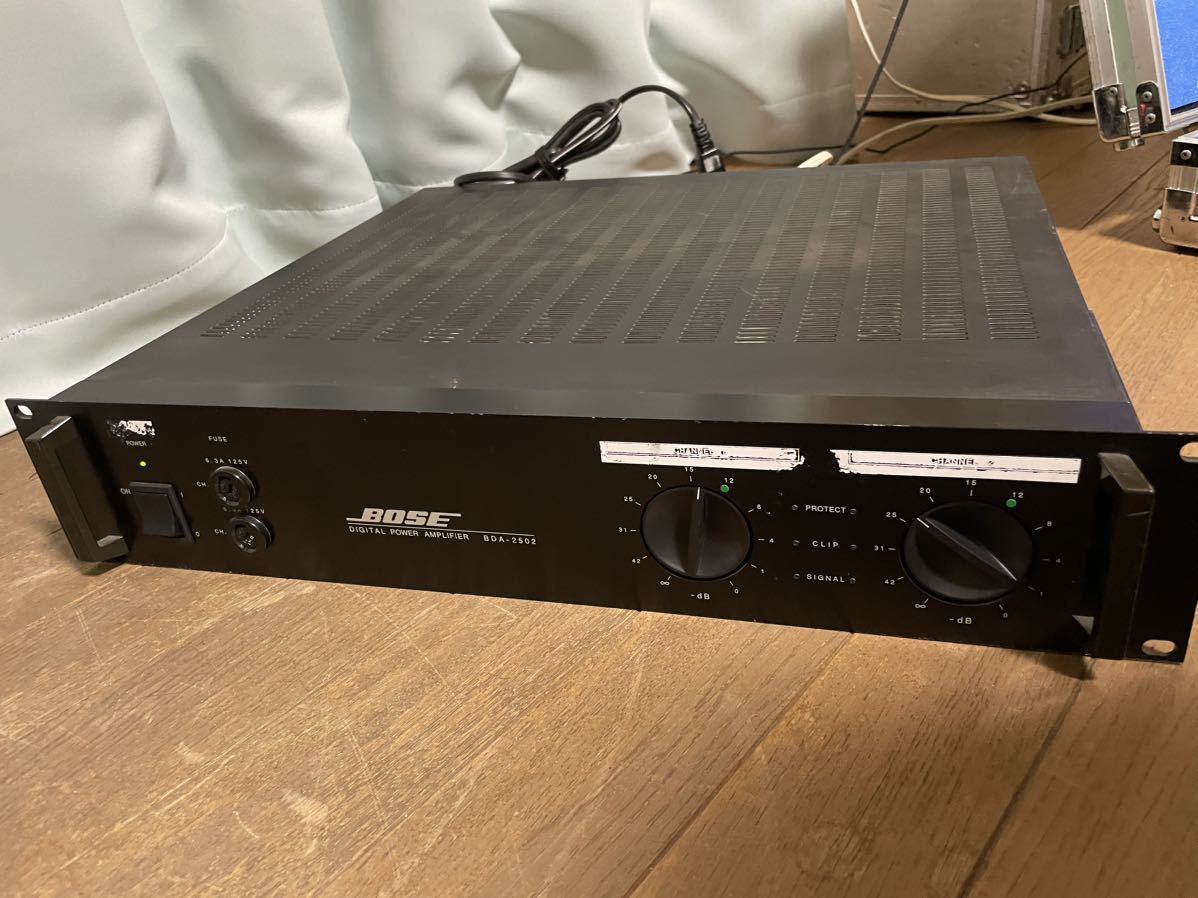 オーディオ機器 BOSE DEGITAL POWER AMP BDA 2502