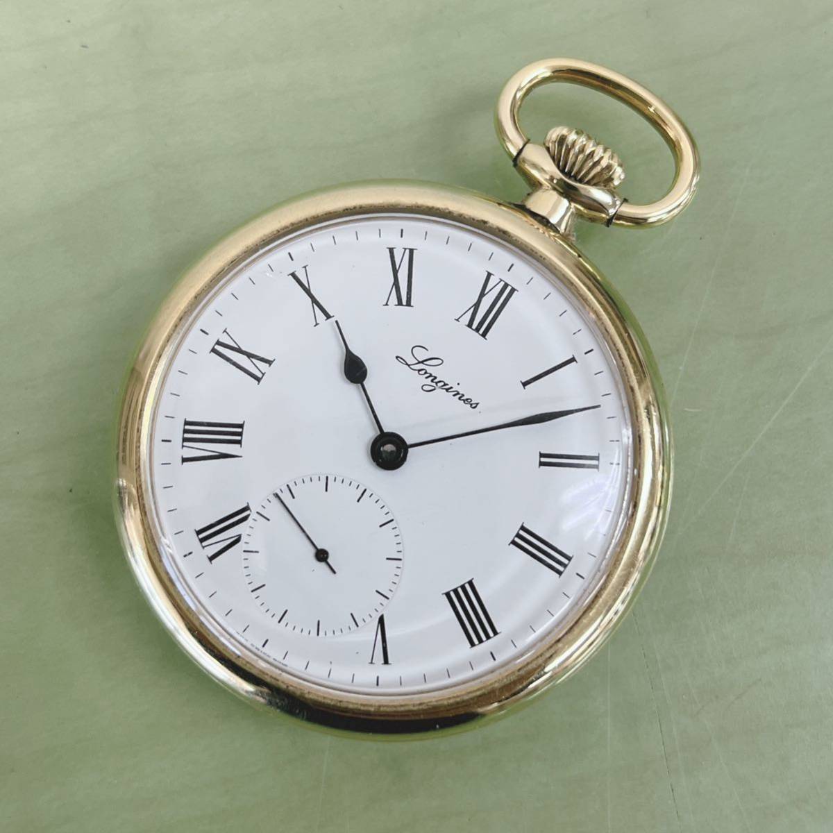 △LONGINES ロンジン 懐中時計 スモセコ 手巻き ロンジン 懐中時計 手 