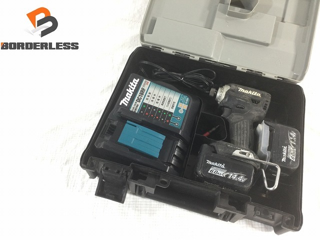 ☆中古品☆makita マキタ 14.4V 充電式インパクトドライバー ☆中古品☆makita マキタ 14.4V 充電式インパクトドライバー