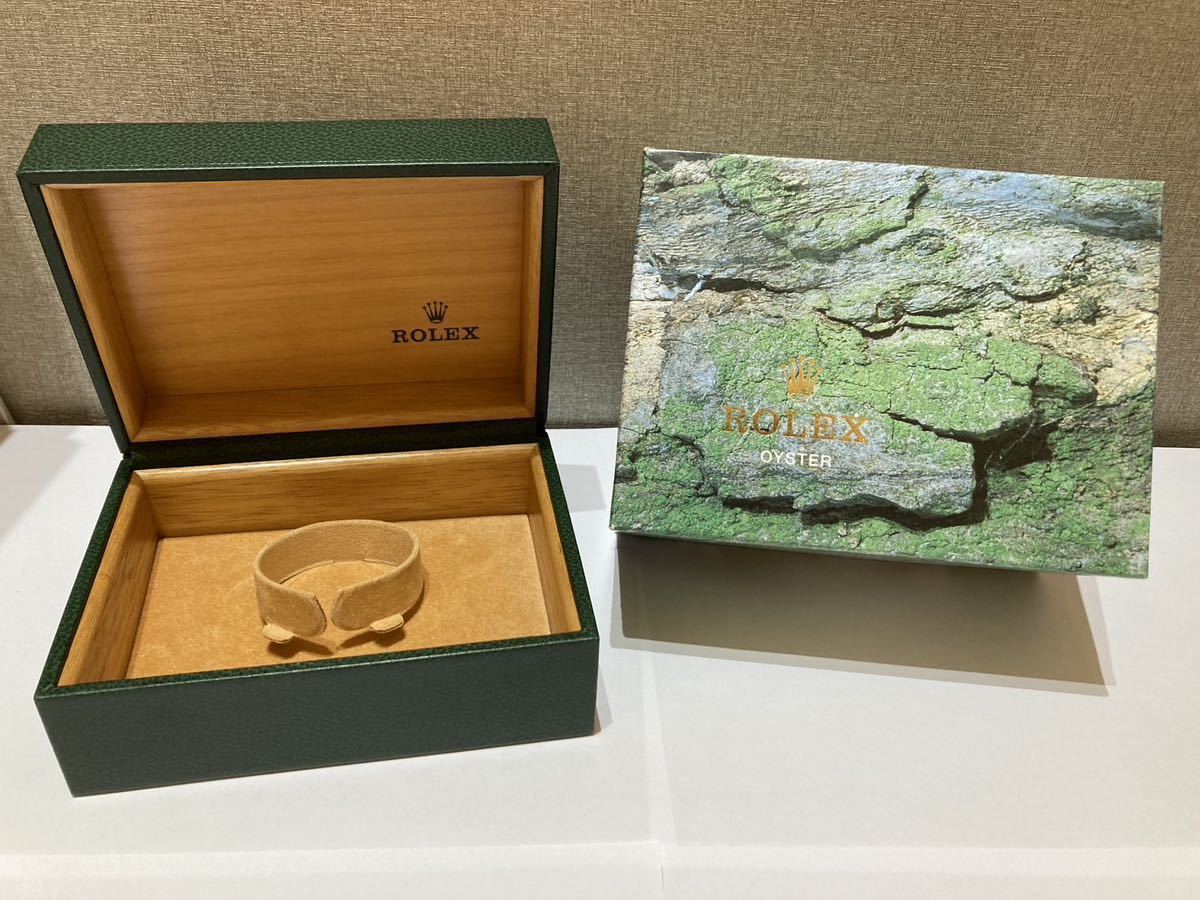 1円〜！ROLEX OYSTER ロレックス オイスター 純正 外箱 空箱 空き箱 緑