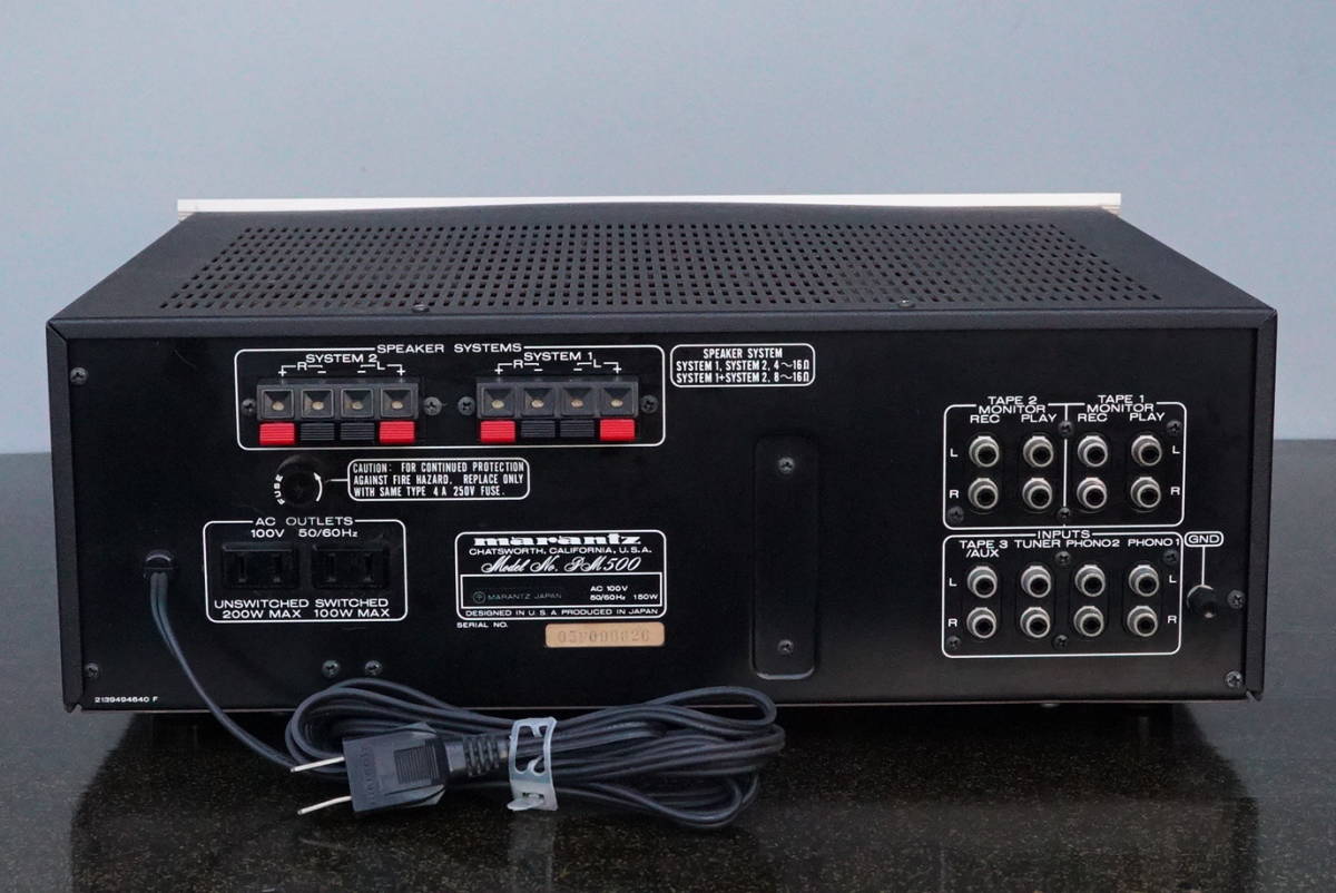 マランツ marantz PM-500 ジャンク品現状渡し 1円スタート 【公式通販】
