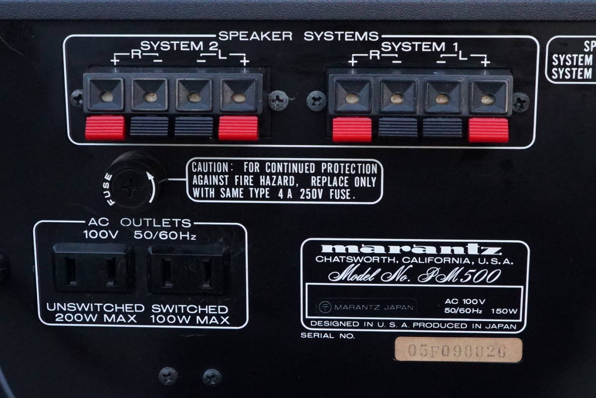 マランツ marantz PM-500 ジャンク品現状渡し 1円スタート 【公式通販】
