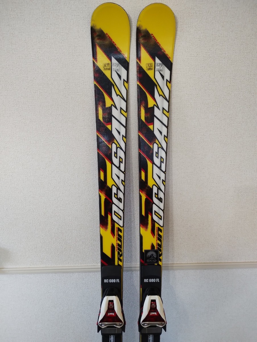 OGASAKA TRIUN GS23 180cm RC600FL MARKER XCELL 16 ソール長295mm 板