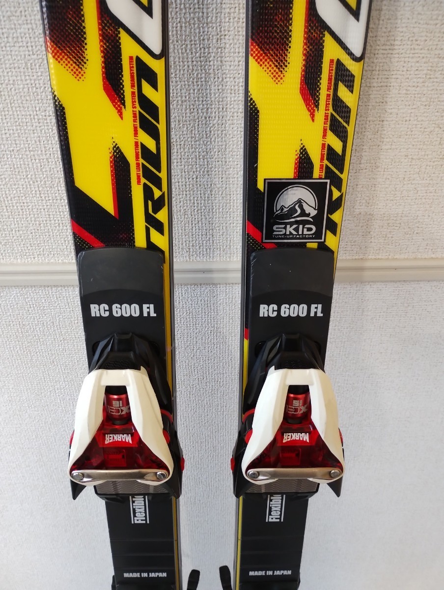 OGASAKA TRIUN GS23 180cm RC600FL MARKER XCELL 16 ソール長295mm 板