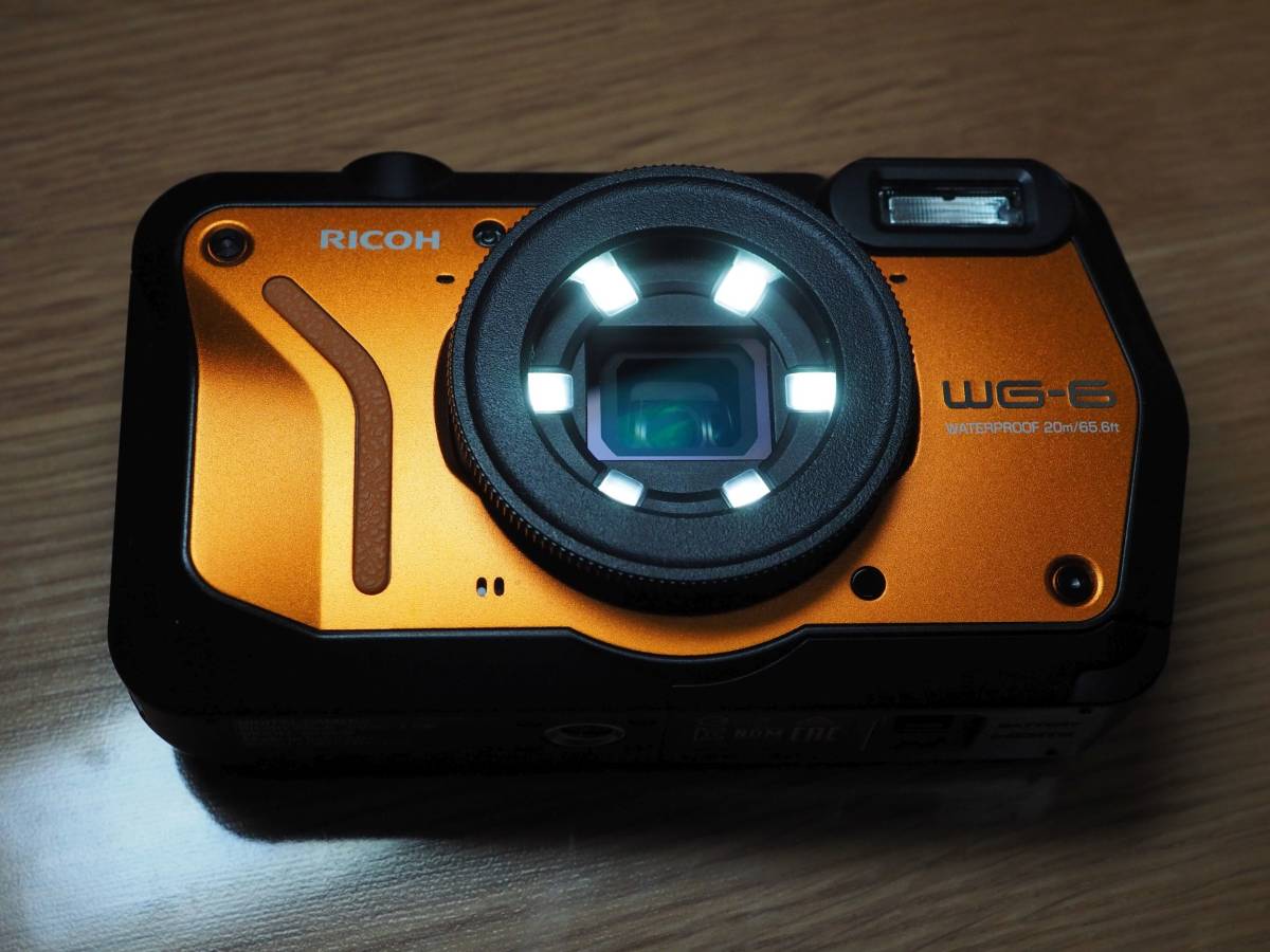RICOH リコー デジタルカメラWG-6 オレンジ R02050 動作確認済 