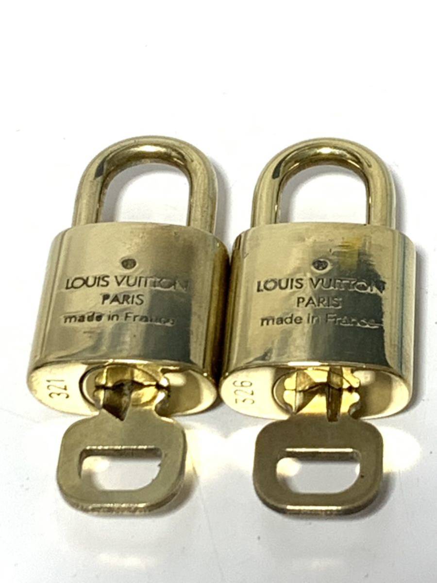 LOUIS VUITTON ルイヴィトン パドロック カデナ 南京錠 セット LOUIS VUITTON ルイヴィトン パドロック キー 南京錠 カギ 鍵 カデナ 2