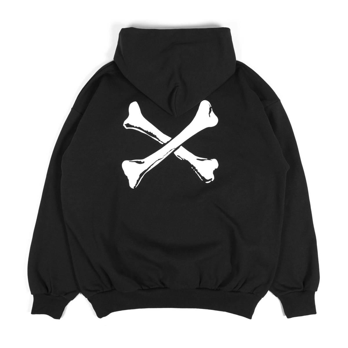 WTAPS CROSS BONES / HOODY / COTTON 新品 M 02 ブラック ダブル