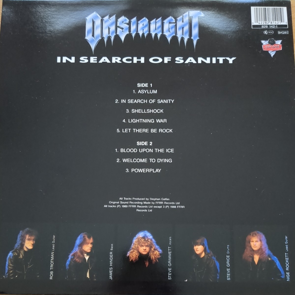 Search In Sanity of - Of Onslaught | – ONSLAUGHT Sanity: ⁄ UK CD 