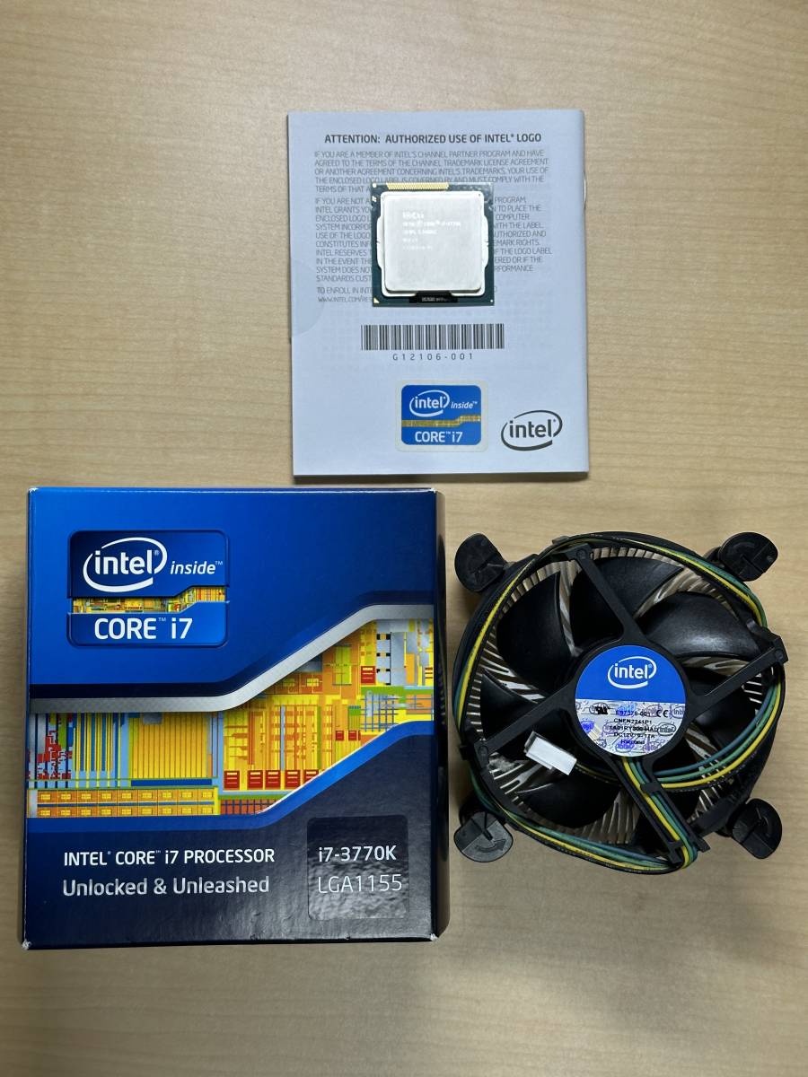 セット】Intel Core i7 3770K BOX + ASUS P8Z77-V + ASUS GTX1050Ti